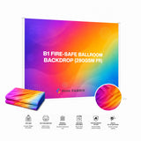 B1 Fire-Safe Ballroom Backdrop (280gsm FR) — view 4