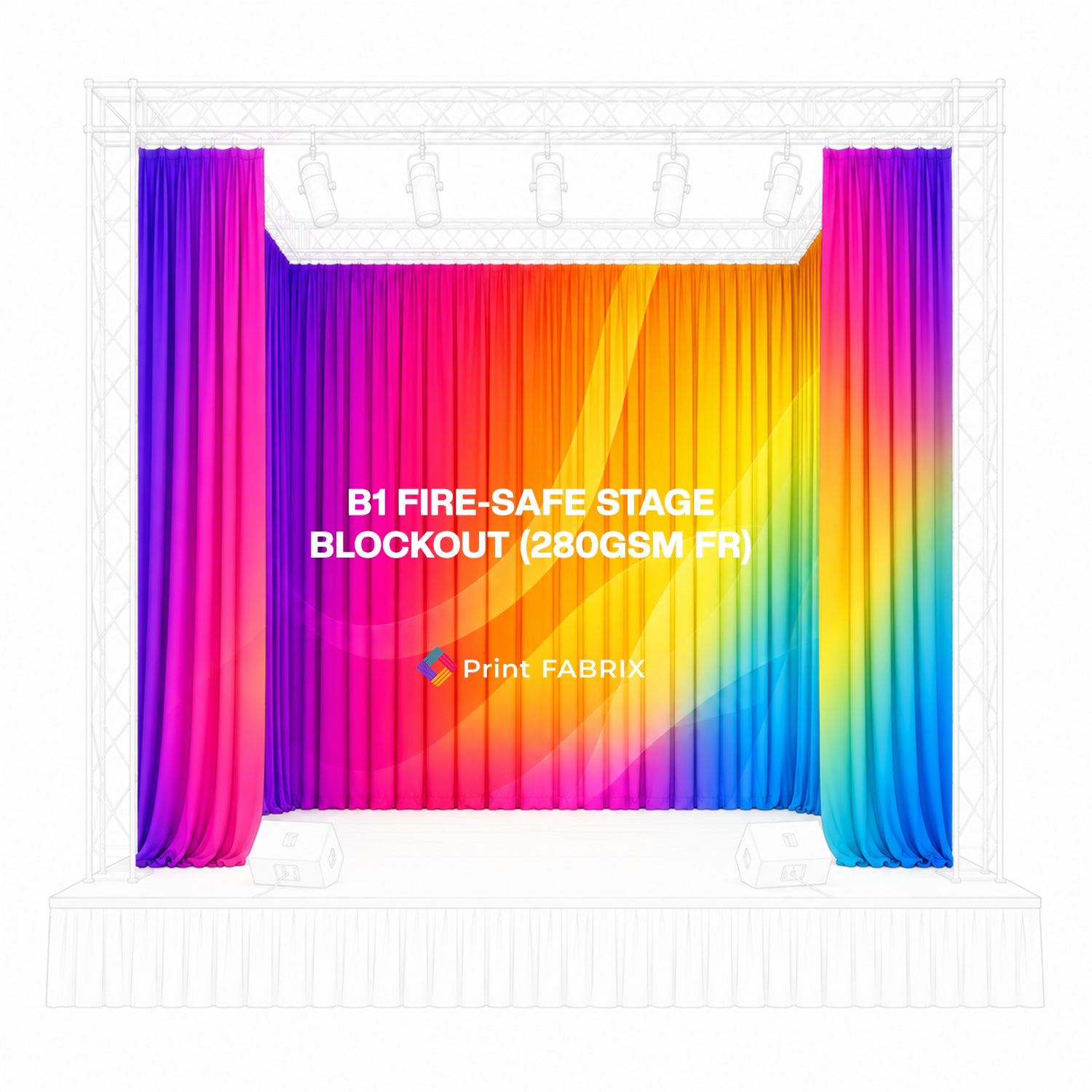 B1 Fire-Safe Stage Blockout (280gsm FR)