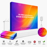 B1 Fire-Safe Stretch Stage Banner (180gsm FR) — view 4