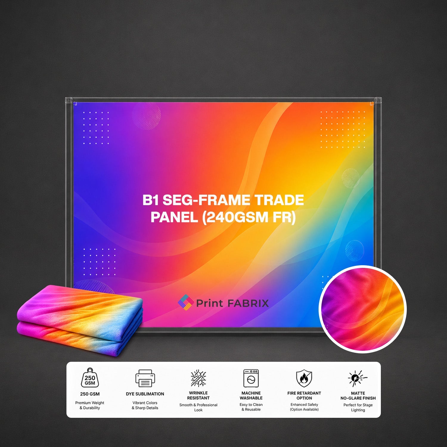 B1 SEG-Frame Trade Panel (240gsm FR)