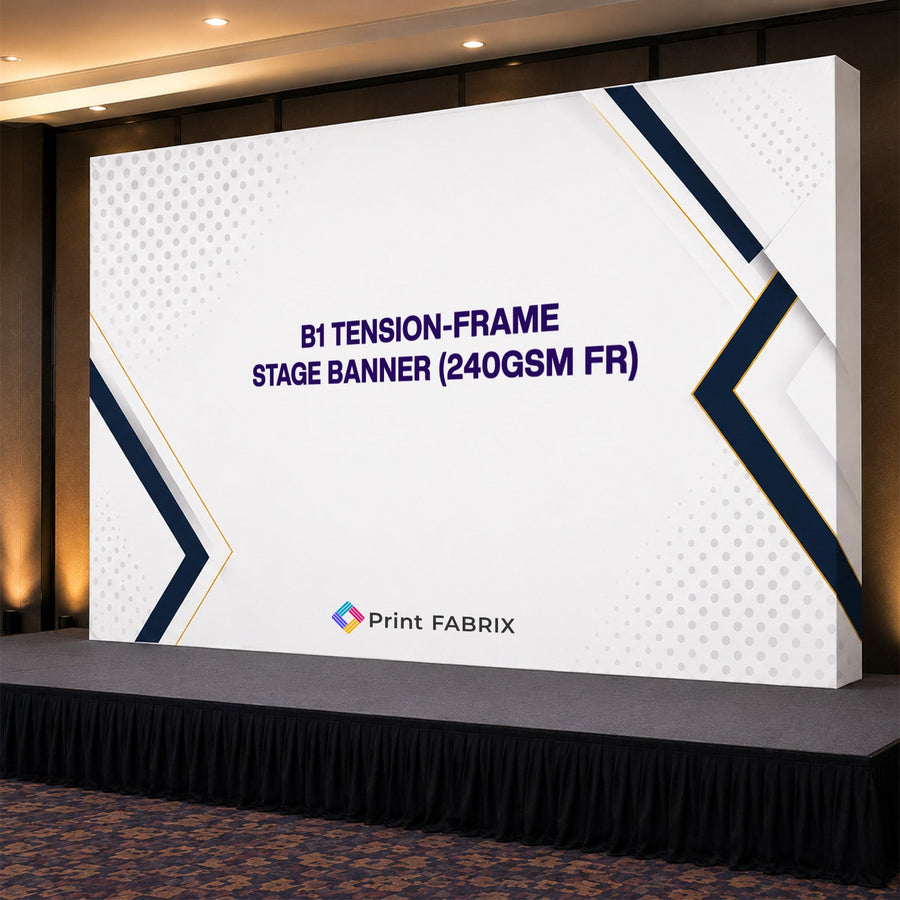 B1 Tension-Frame Stage Banner (240gsm FR)