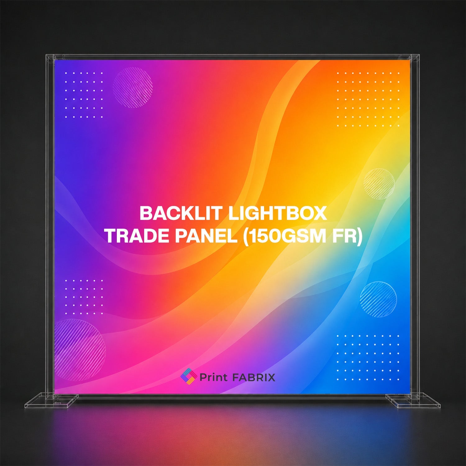 Backlit Lightbox Trade Panel (150gsm FR)