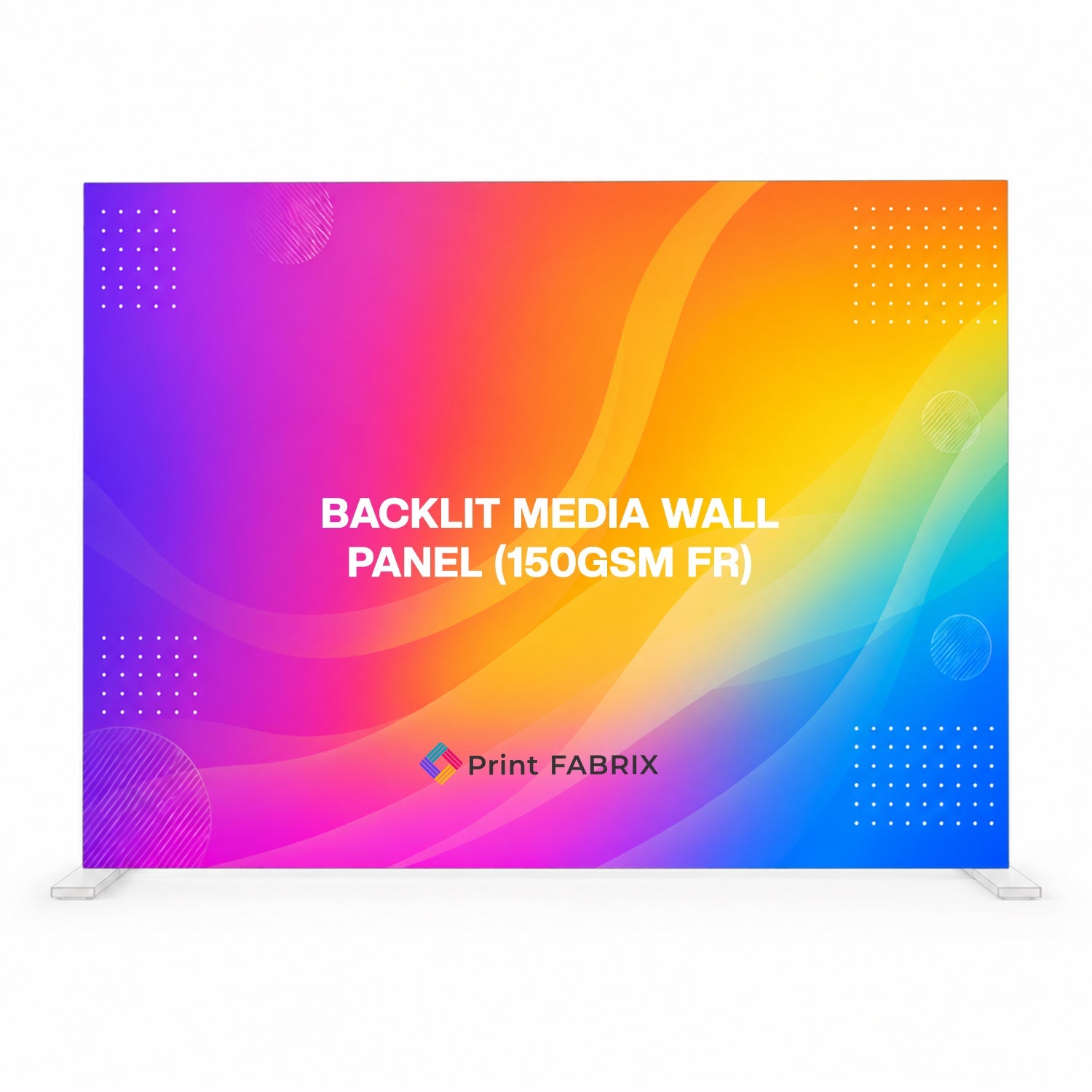 Backlit Media Wall Panel (150gsm FR)
