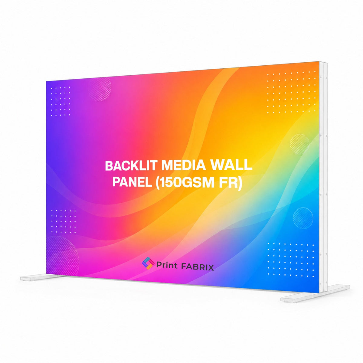 Backlit Media Wall Panel (150gsm FR)
