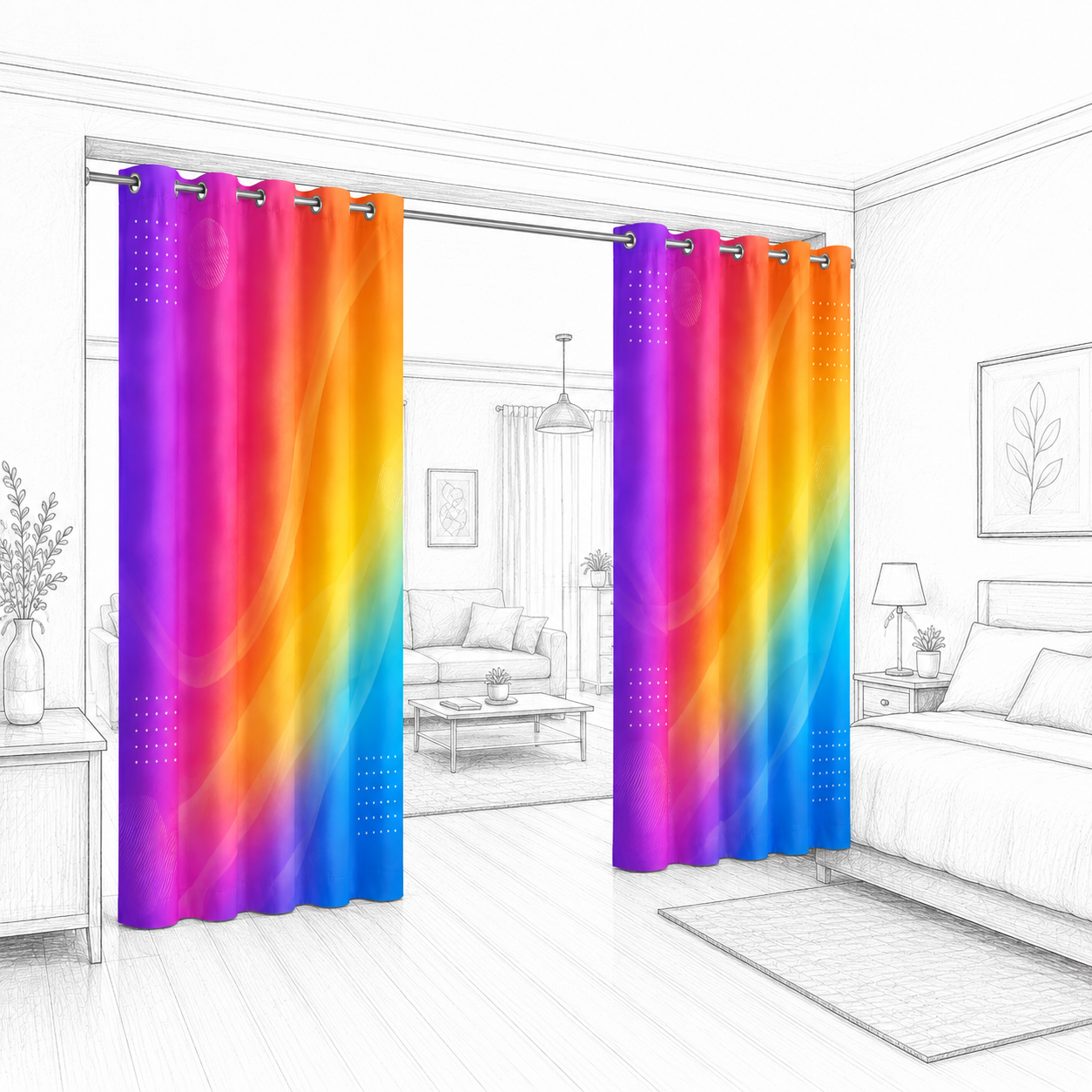 Blockout Room Divider (250gsm)