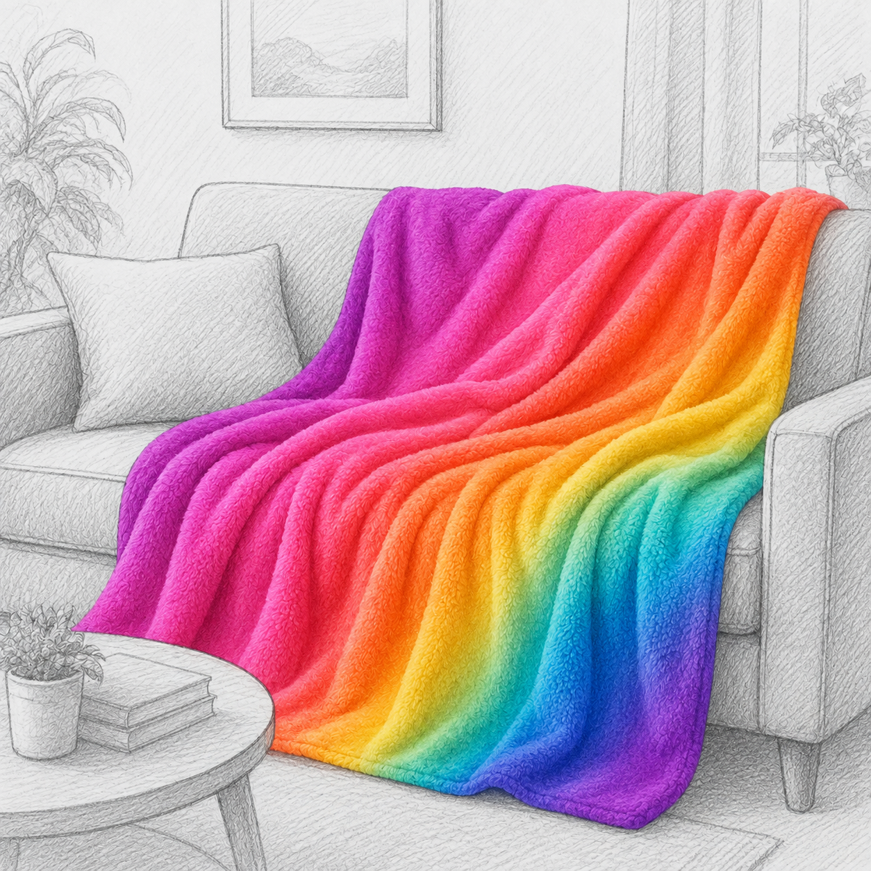 Brushed Flannel Cushion Fabric (280gsm)
