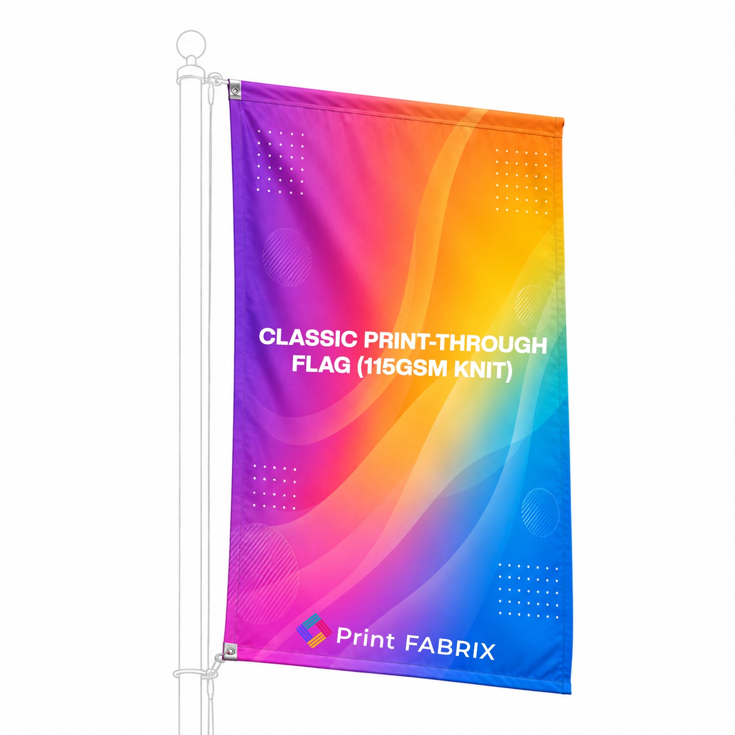 Classic Print-Through Flag (115gsm Knit)