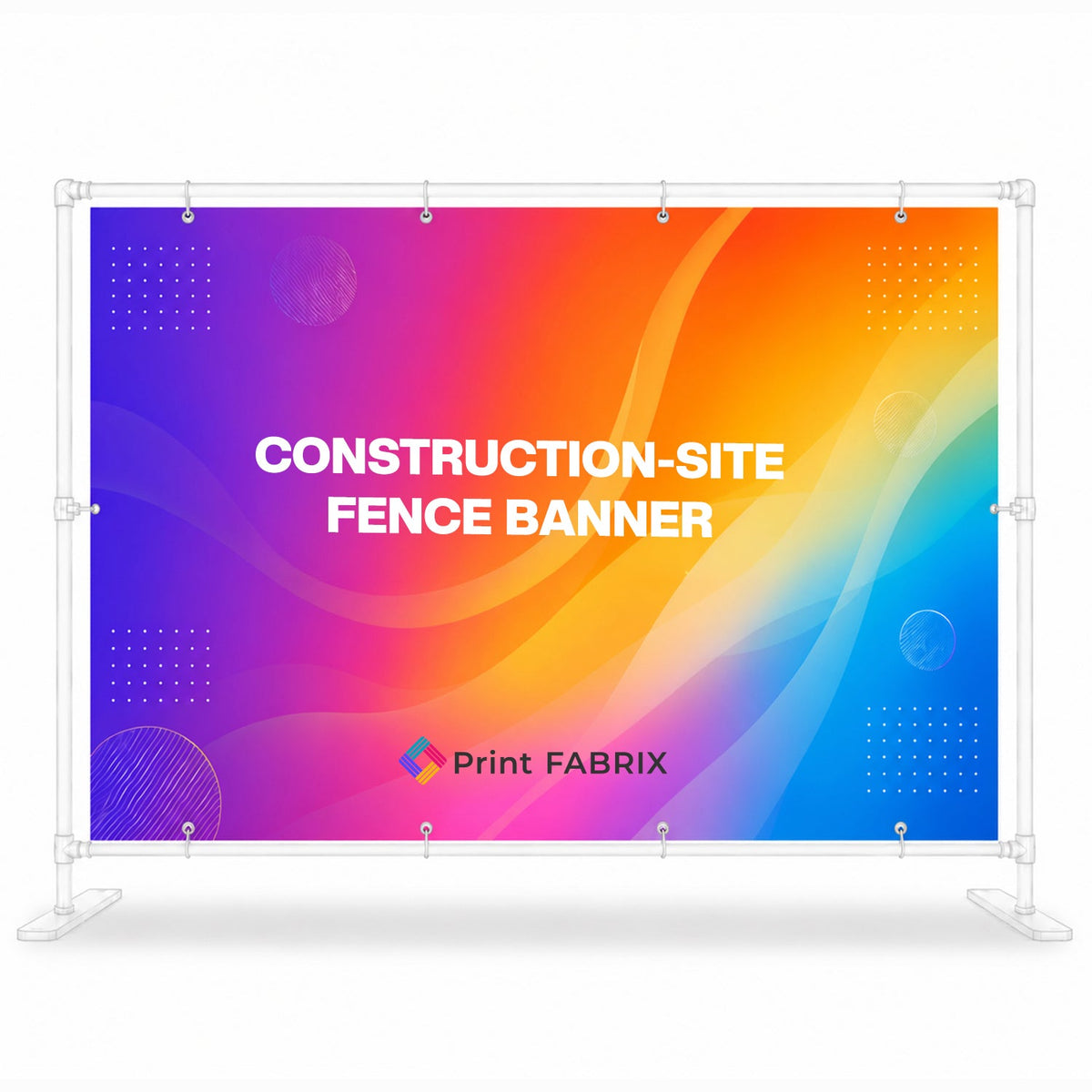 Construction-Site Fence Banner