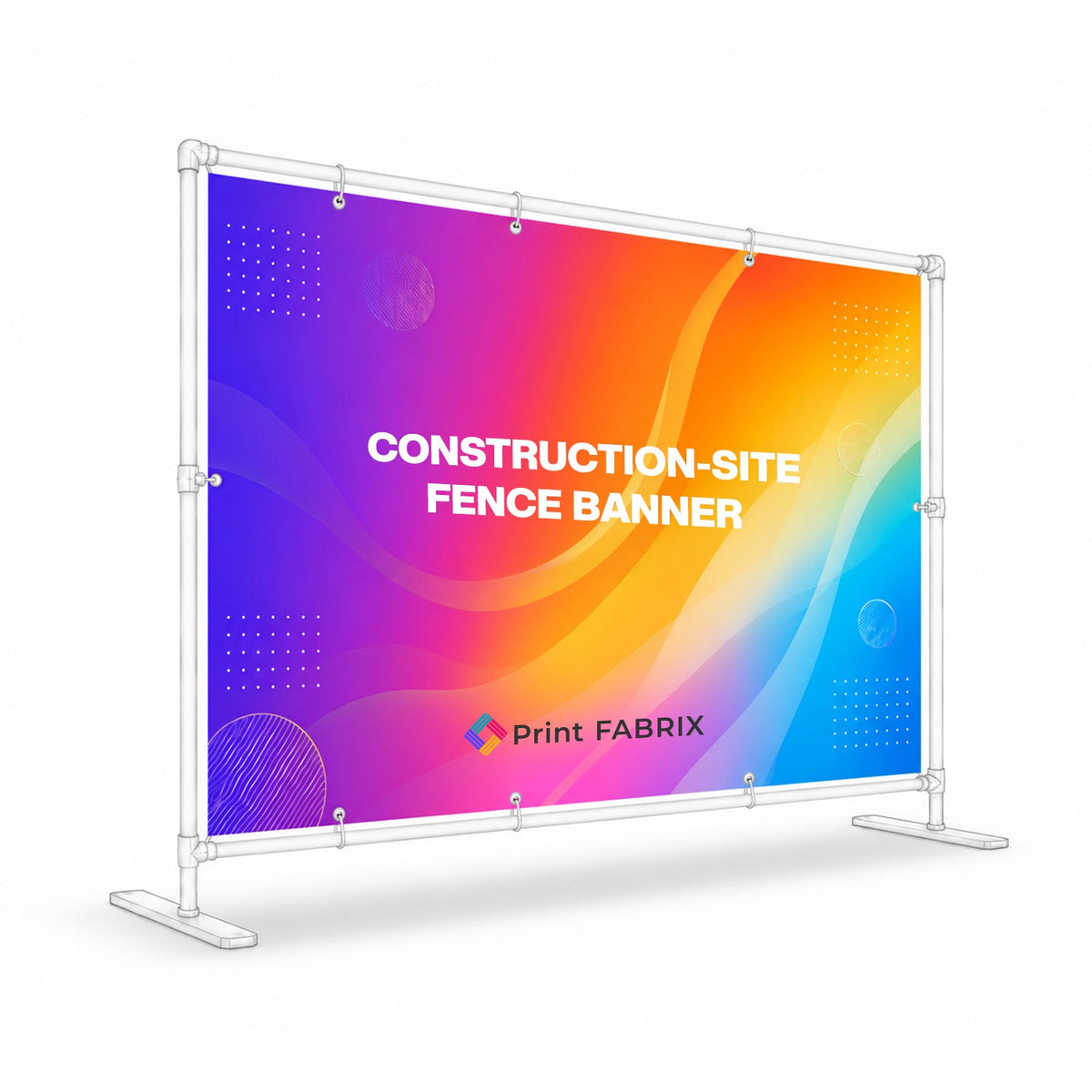 Construction-Site Fence Banner