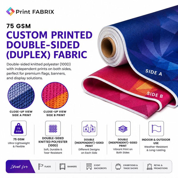 Custom Printed Double-Sided (Duplex) Fabric