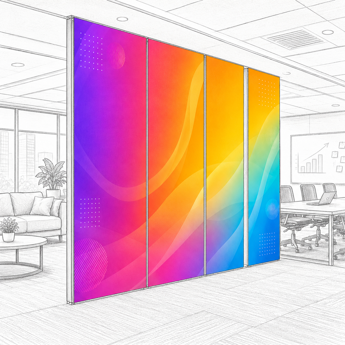 Floor-to-Ceiling Panel