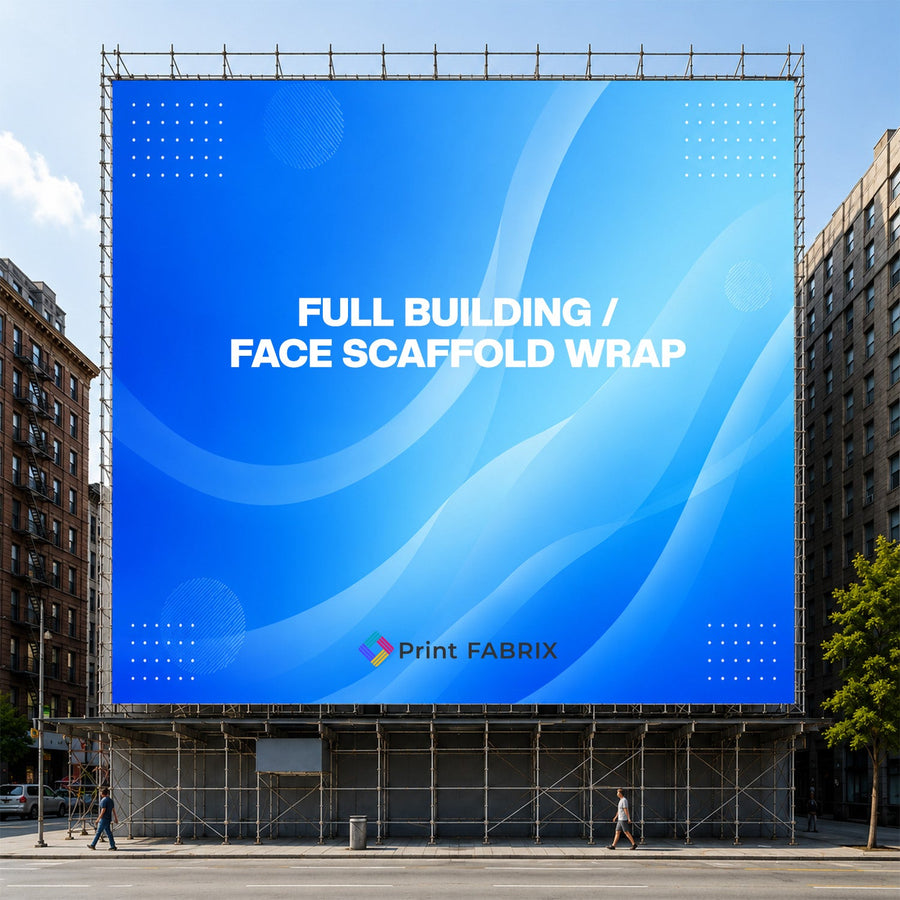 Full Building-Face Scaffold Wrap
