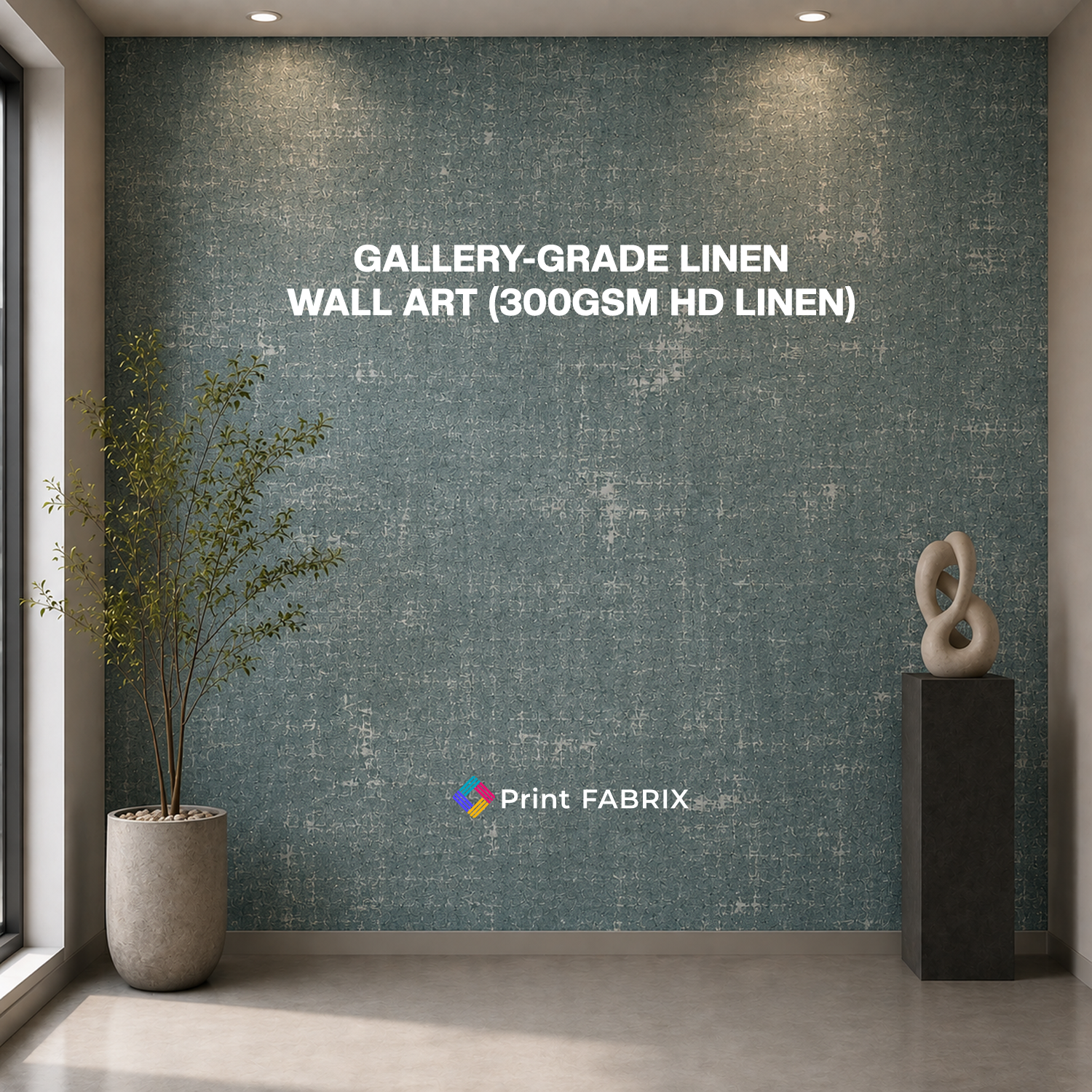 Gallery-Grade Linen Wall Art (300gsm HD Linen)