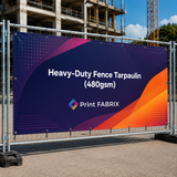 Heavy-Duty Fence Tarpaulin (480gsm) — view 1