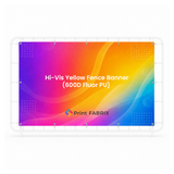 Hi-Vis Yellow Fence Banner (600D Fluor PU) — view 2