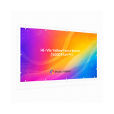 Hi-Vis Yellow Fence Banner (600D Fluor PU) — view 3