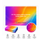 Hi-Vis Yellow Fence Banner (600D Fluor PU) — view 4