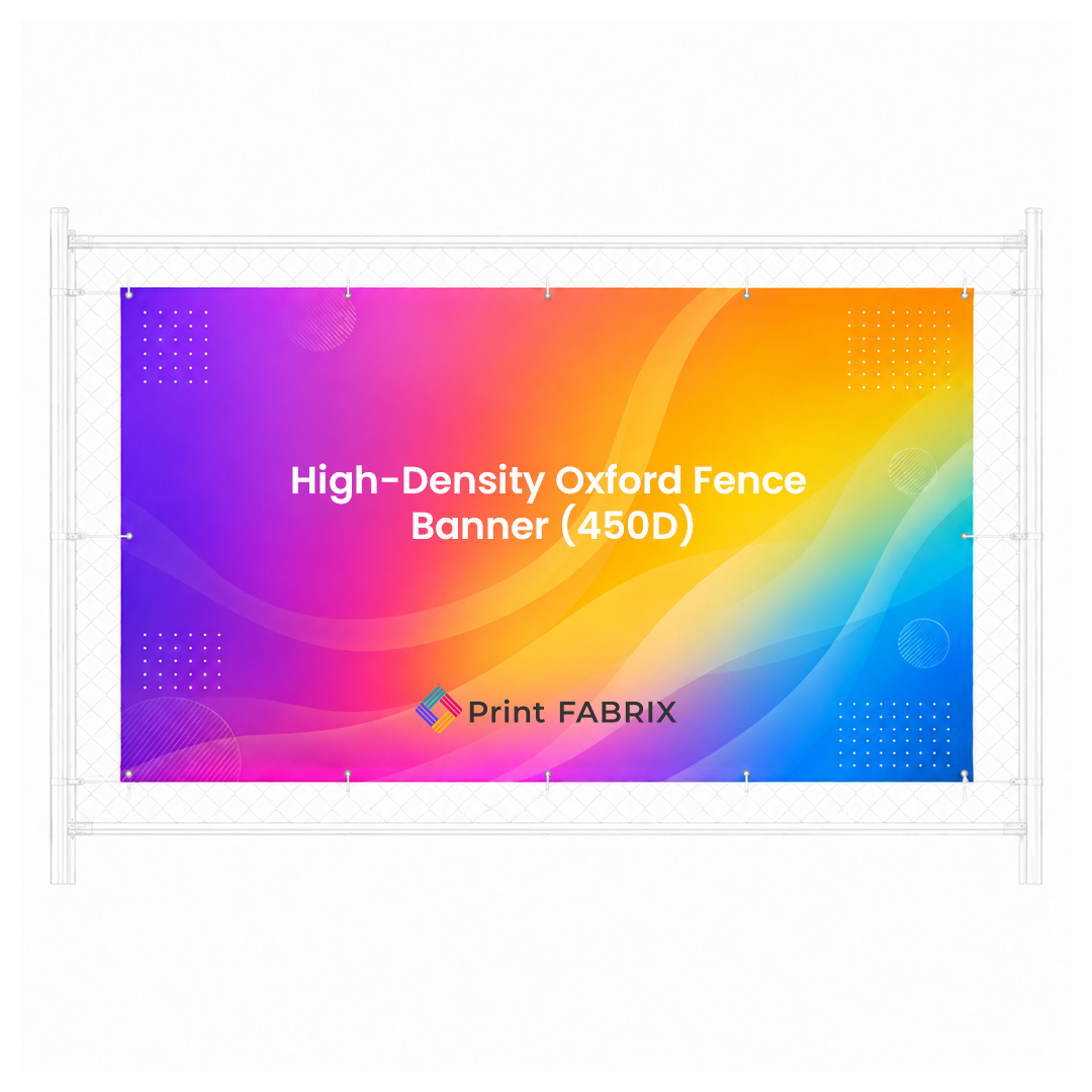 High-Density Oxford Fence Banner (450D)