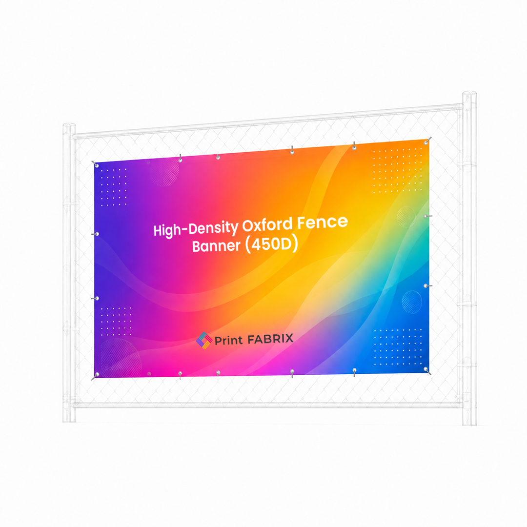 High-Density Oxford Fence Banner (450D)
