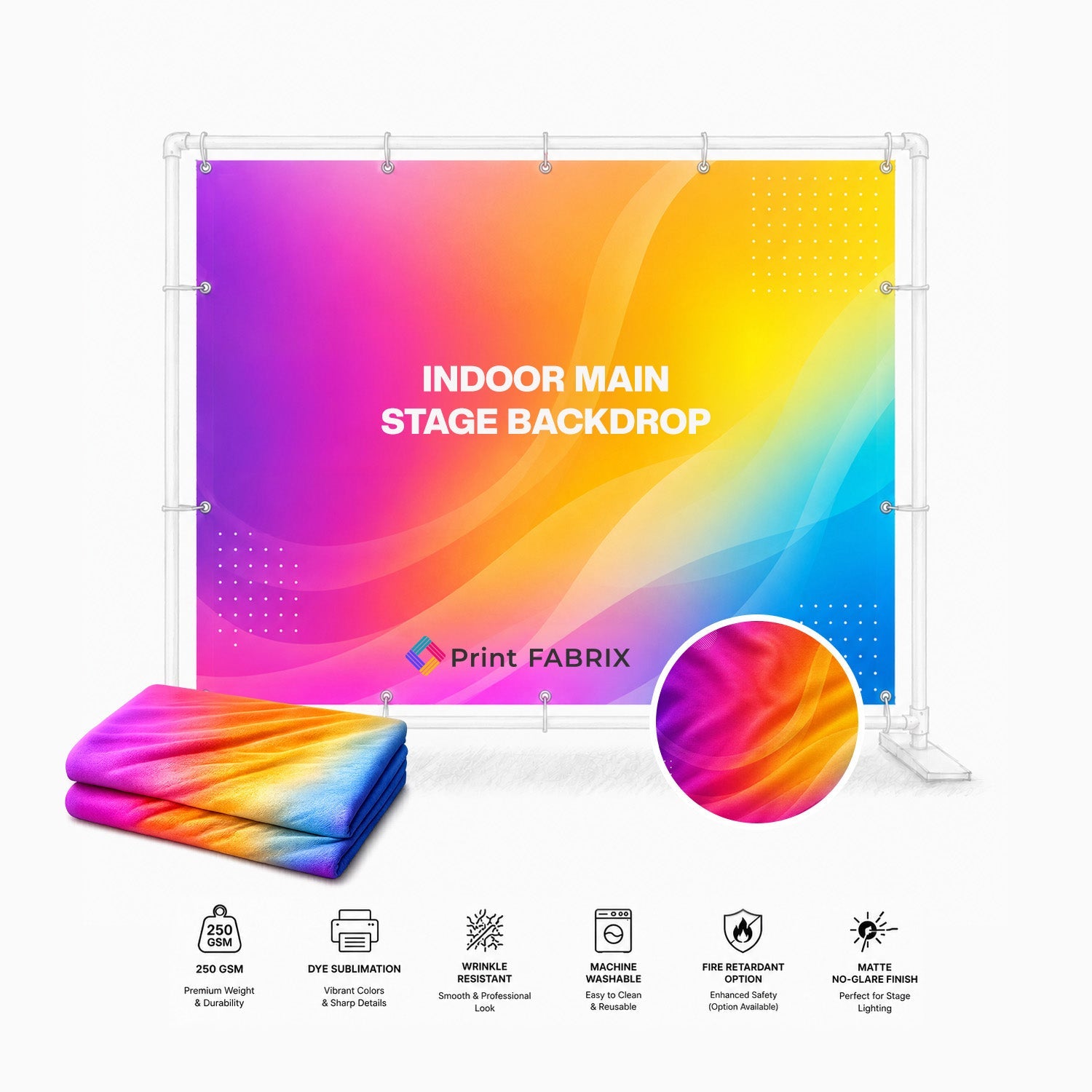 Indoor Main Stage Backdrop