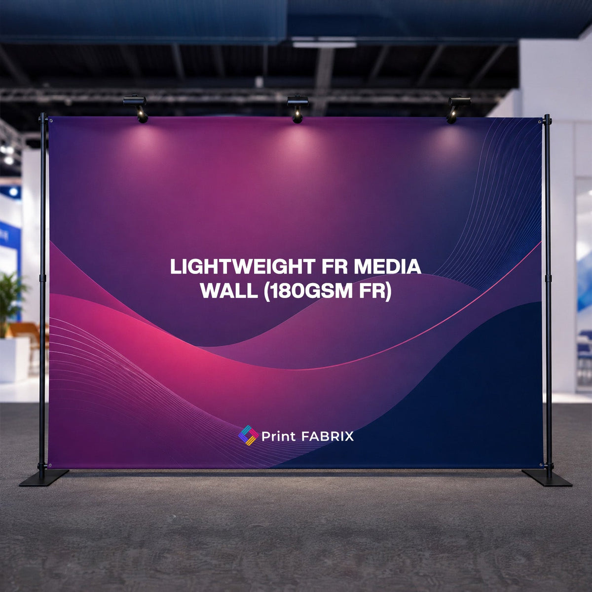 Lightweight FR Media Wall (180gsm FR)