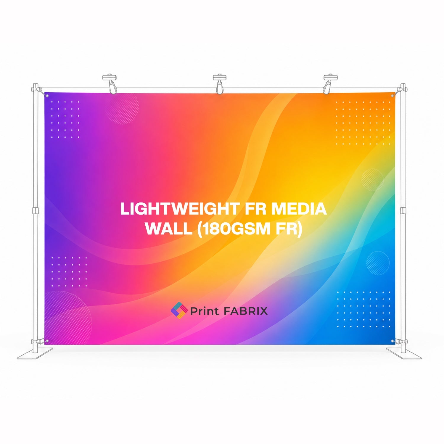 Lightweight FR Media Wall (180gsm FR)