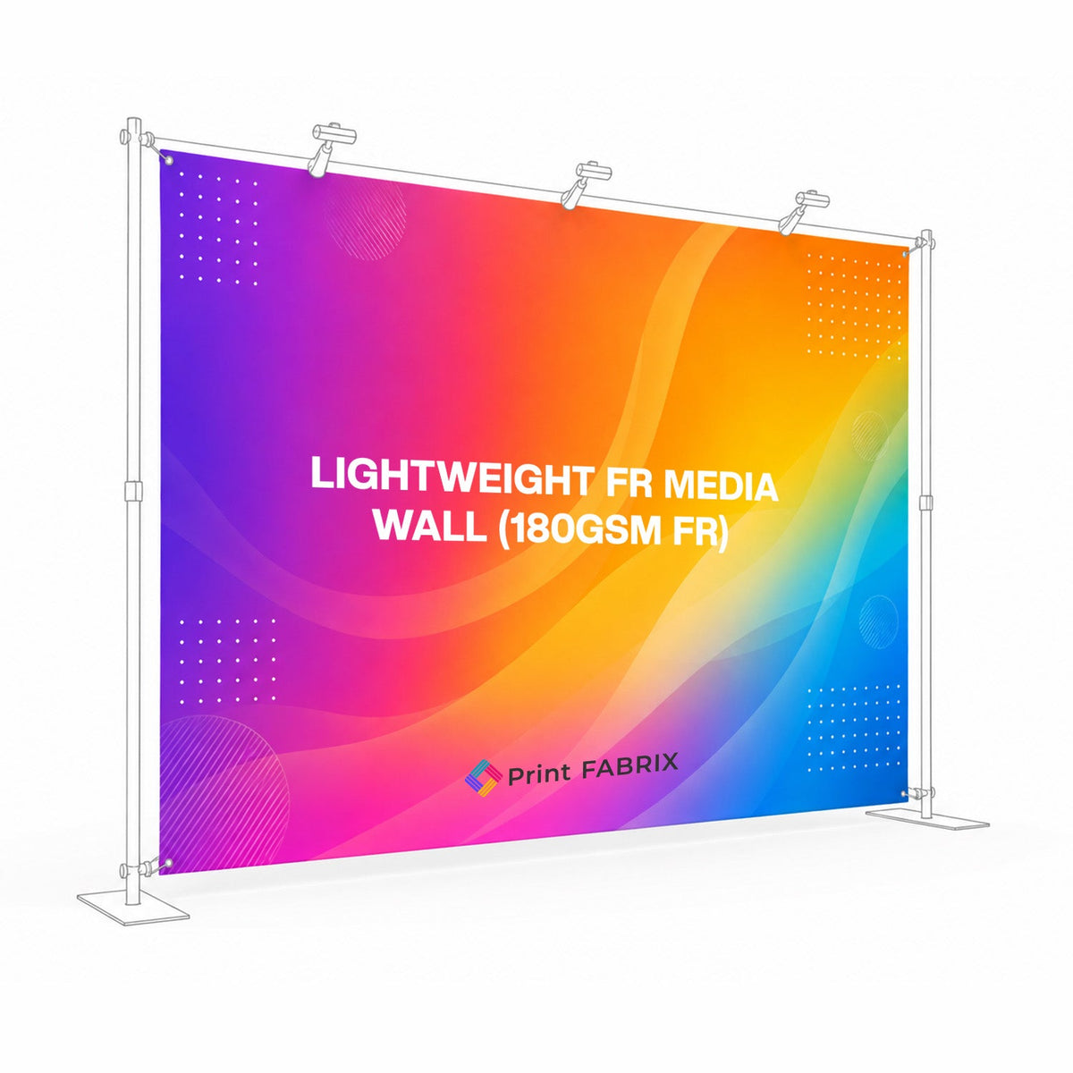 Lightweight FR Media Wall (180gsm FR)