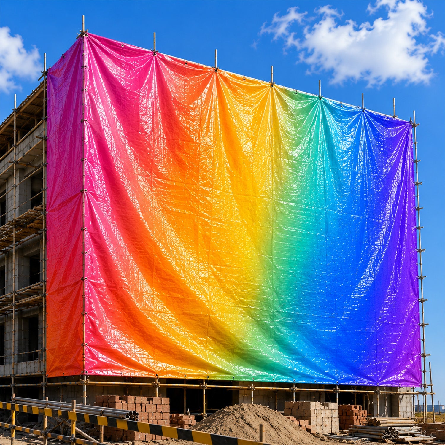 Long-Life Building Tarpaulin (480gsm)