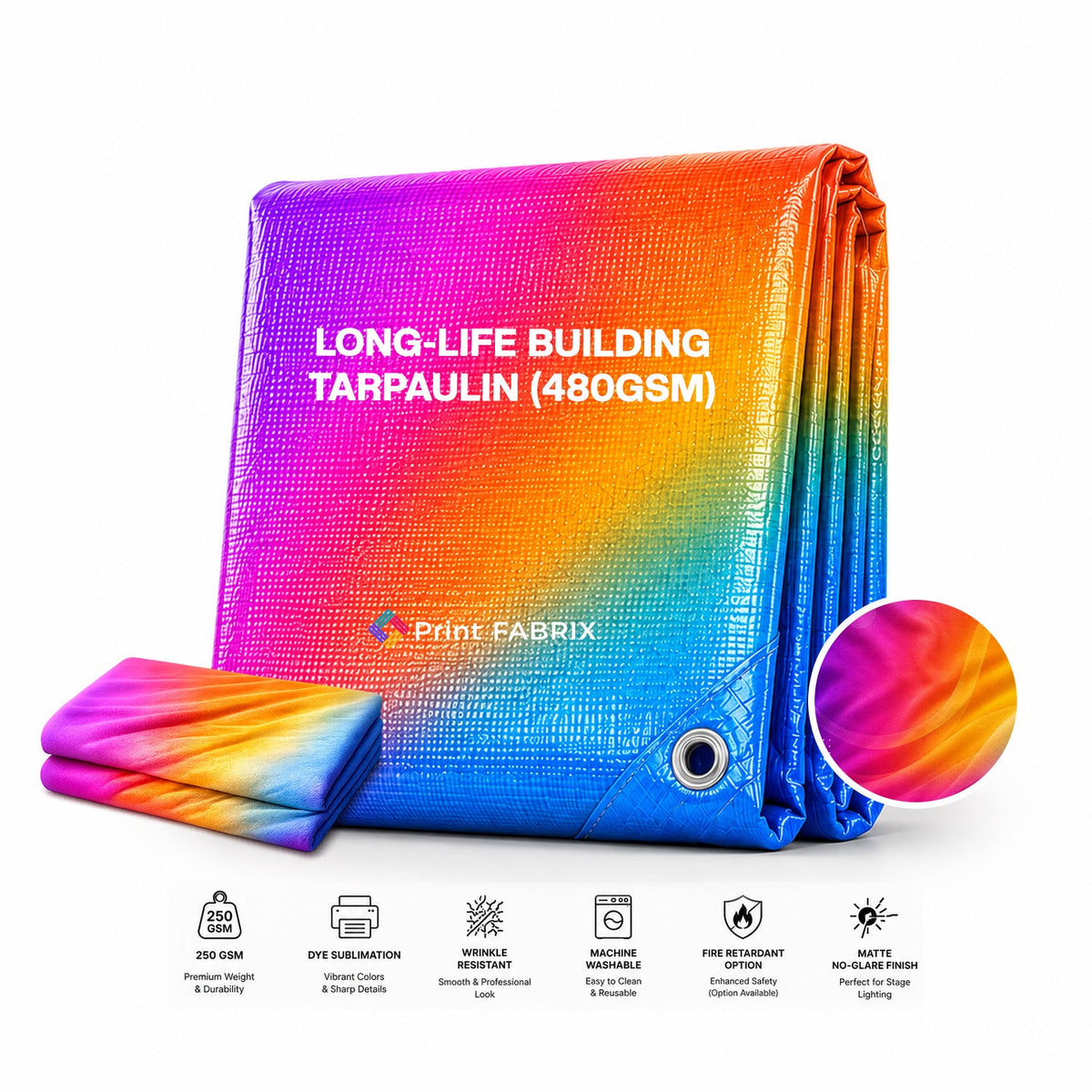 Long-Life Building Tarpaulin (480gsm)