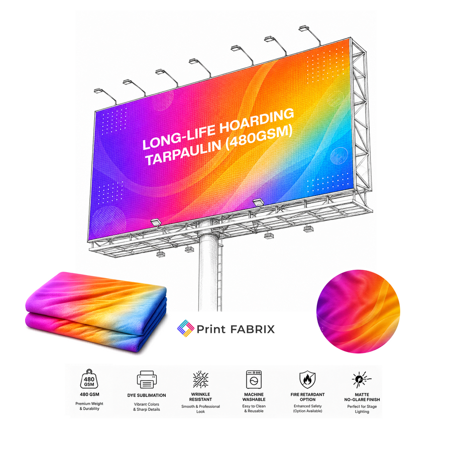 Long-Life Hoarding Tarpaulin (480gsm)