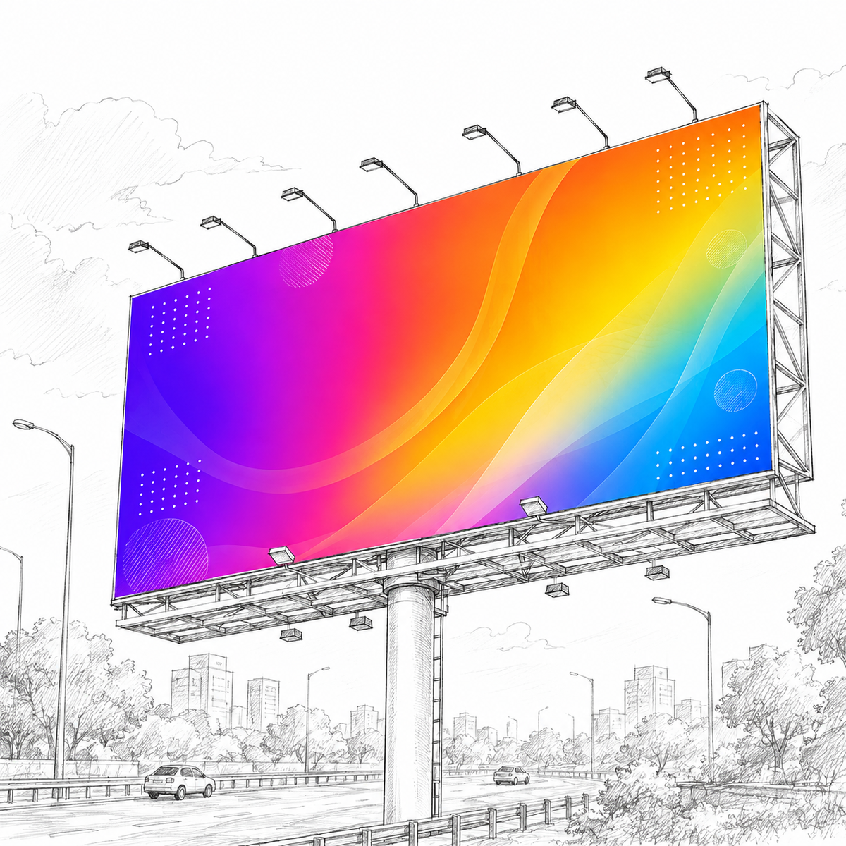 Long-Life Hoarding Tarpaulin (480gsm)