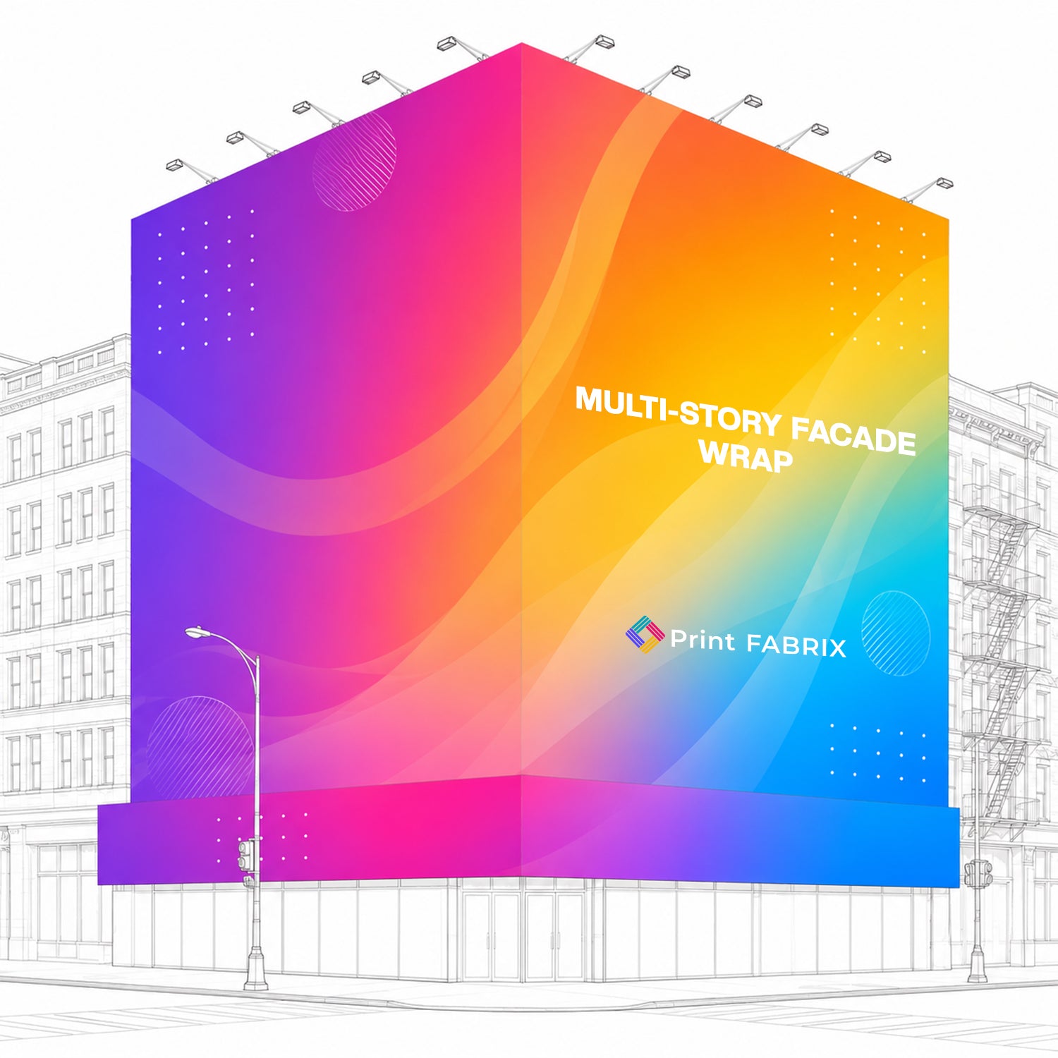 Multi-Story Facade Wrap