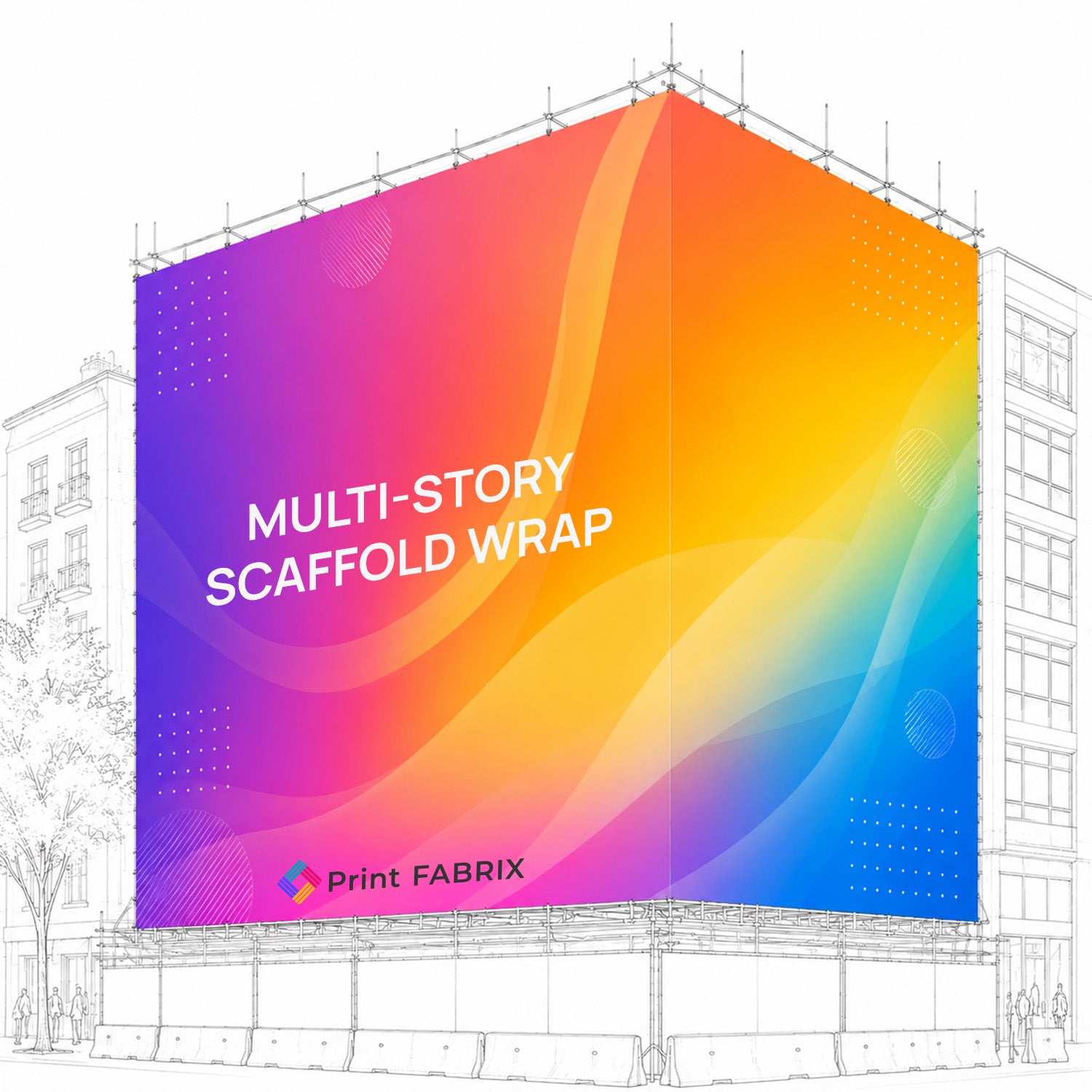 Multi-Story Scaffold Wrap