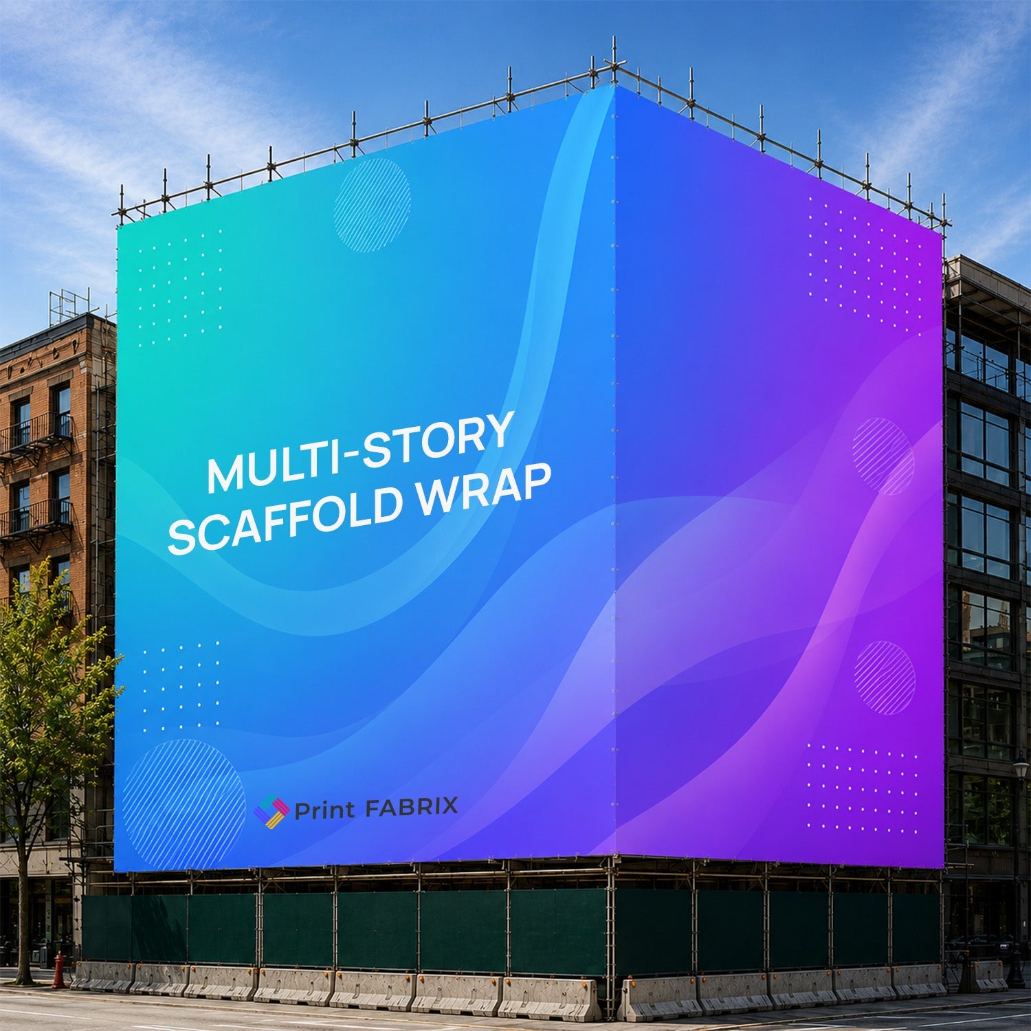 Multi-Story Scaffold Wrap