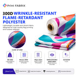 300D Wrinkle-Resistant Flame-Retardant Polyester fabric details — view 3
