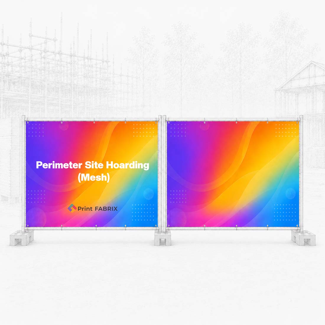 Perimeter Site Hoarding (Mesh)