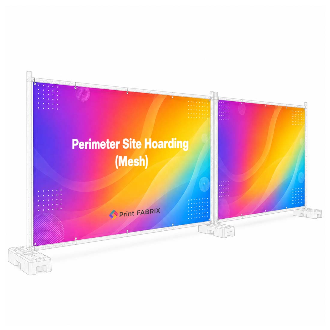 Perimeter Site Hoarding (Mesh) specifications