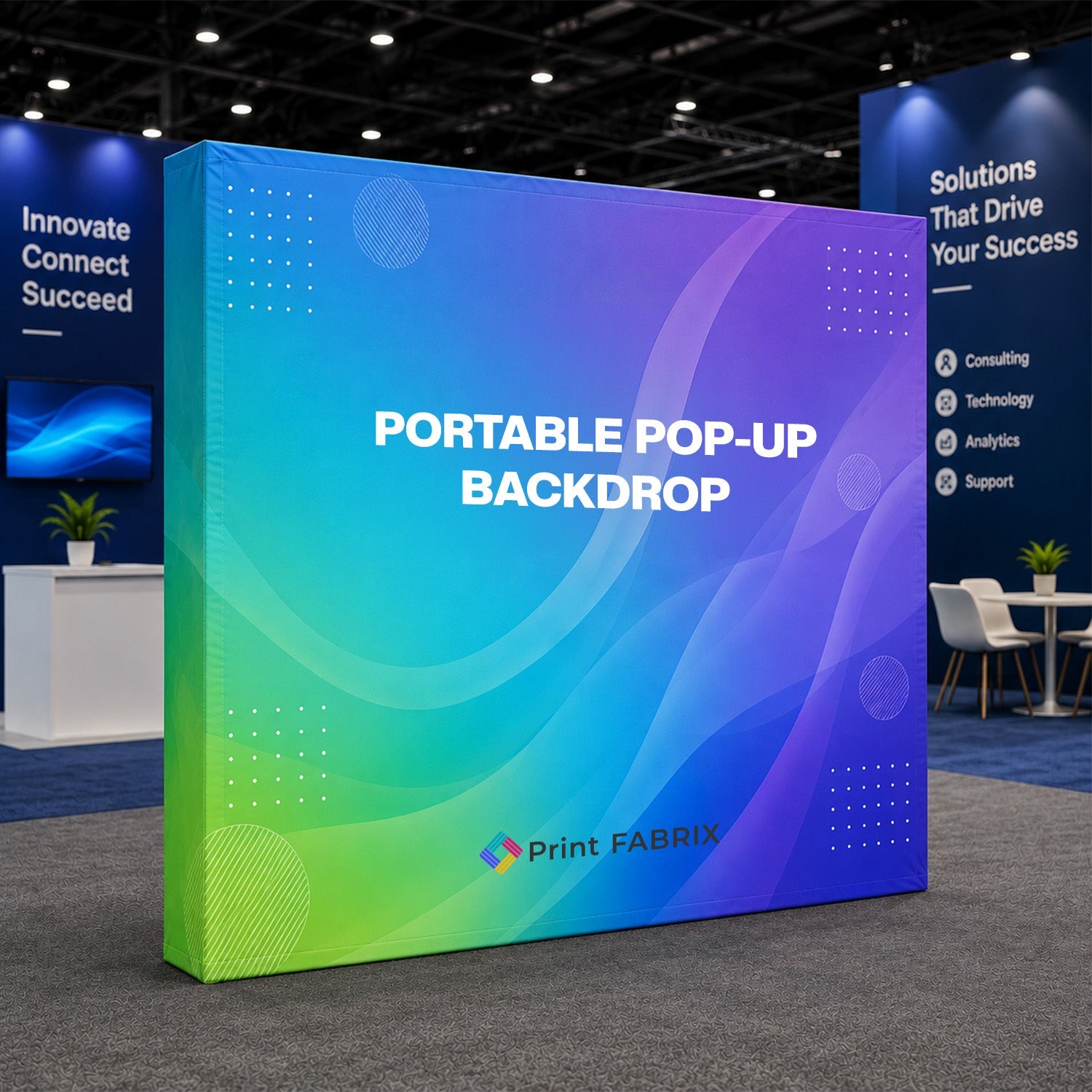 Portable Pop-Up Backdrop