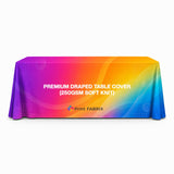 Premium Draped Table Cover (250gsm Soft Knit) — view 4