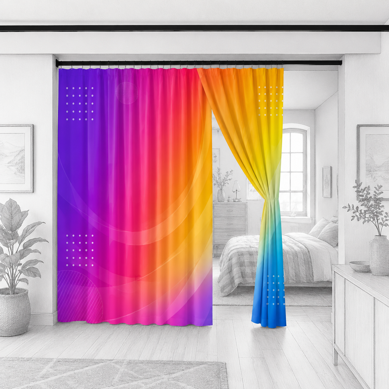Room Divider Drape