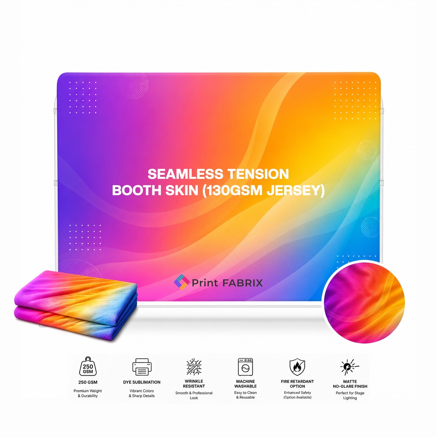 Seamless Tension Booth Skin (130gsm Jersey)