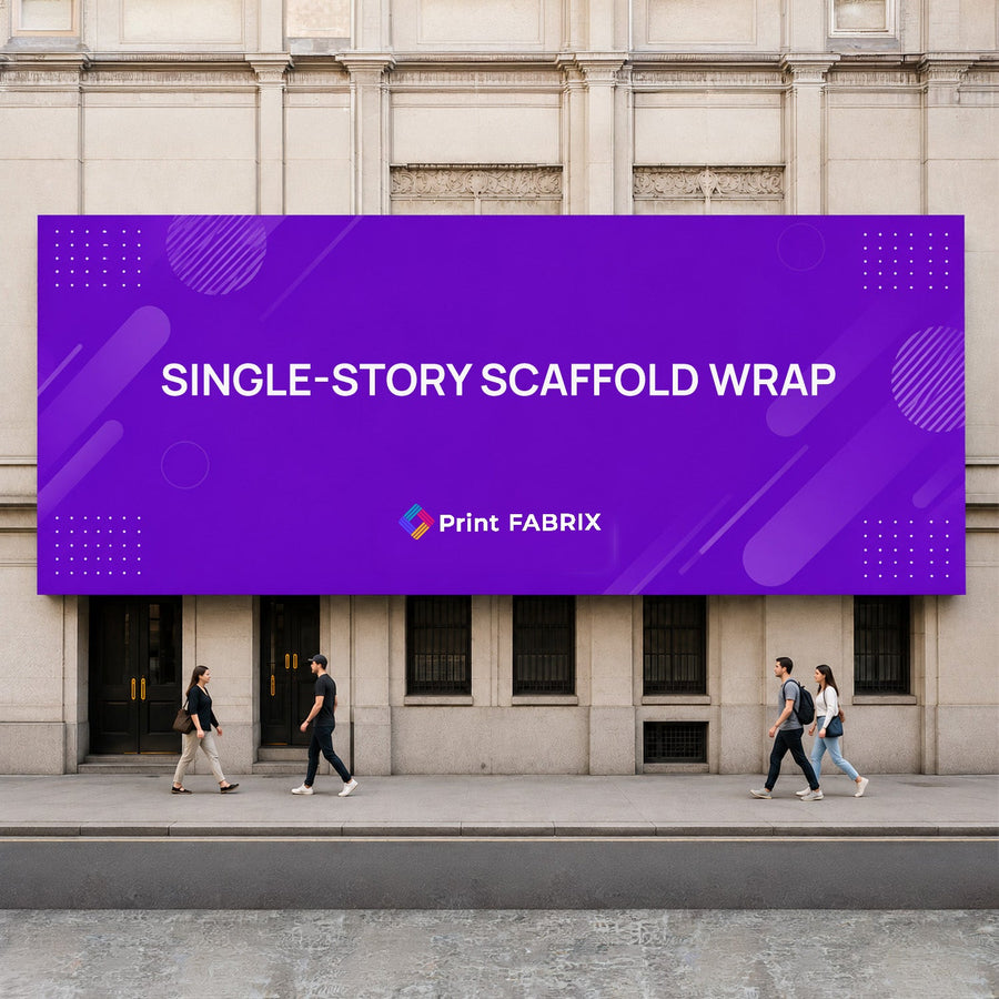 Single-Story Scaffold Wrap