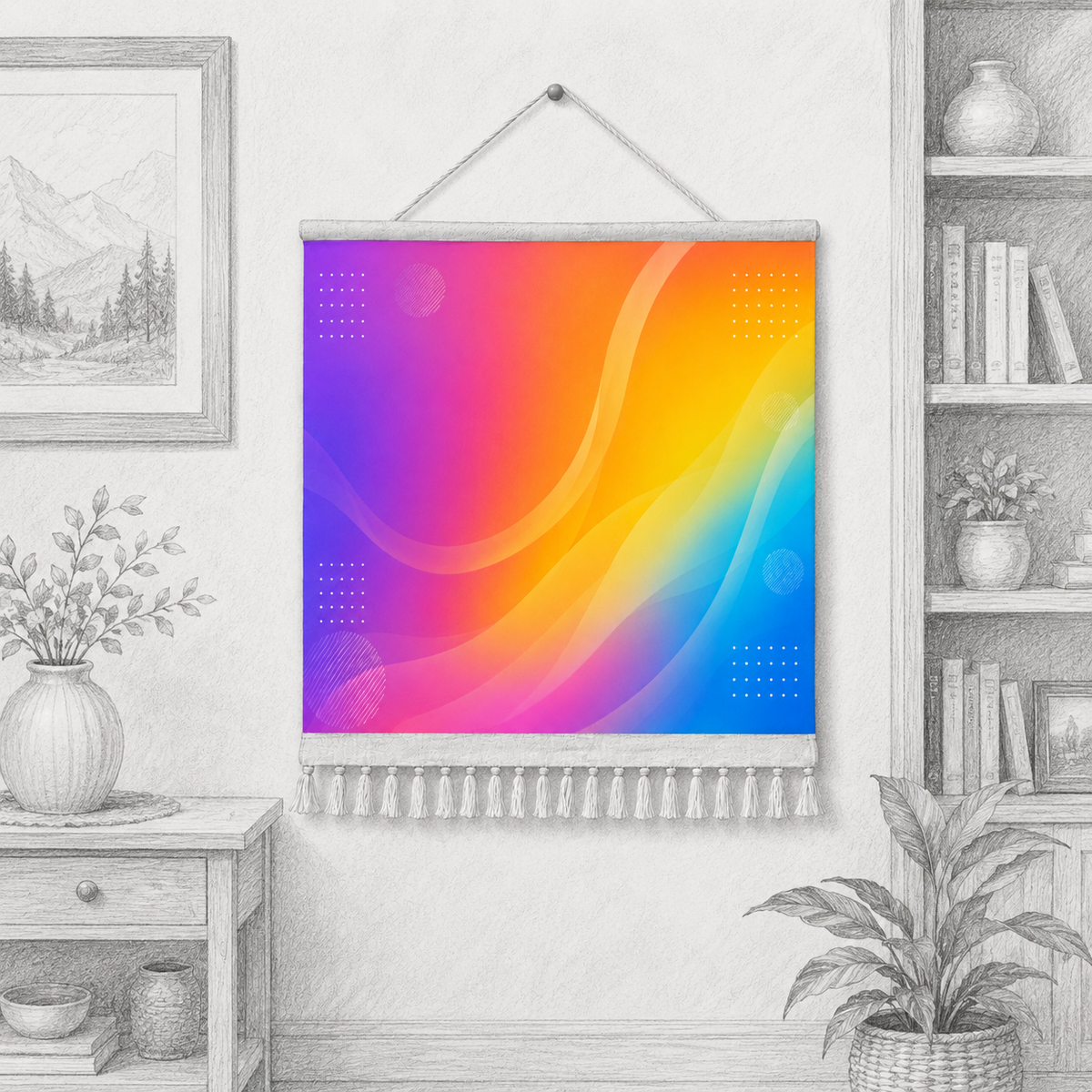 Small Fabric Wall Art