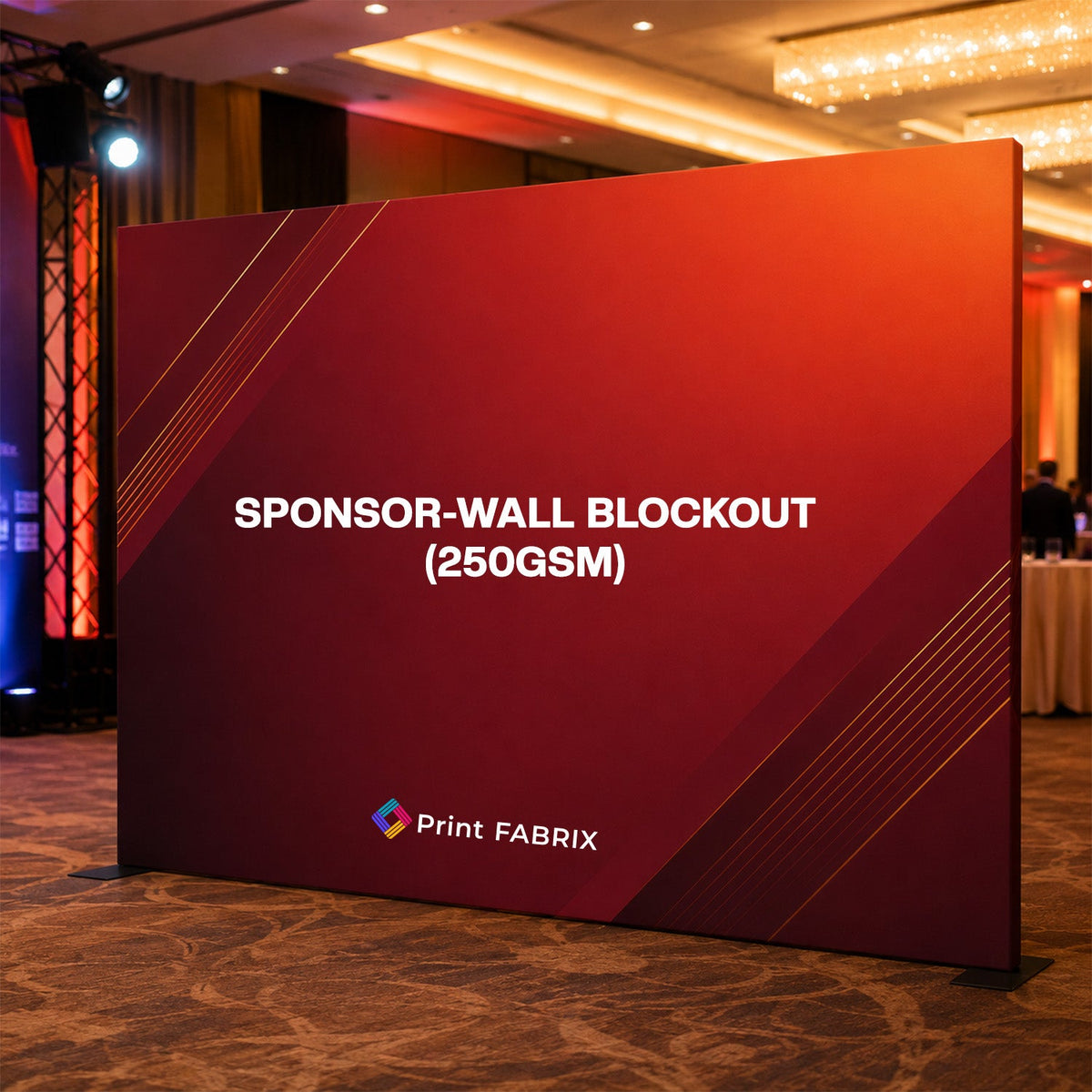 Sponsor-Wall Blockout (250gsm)