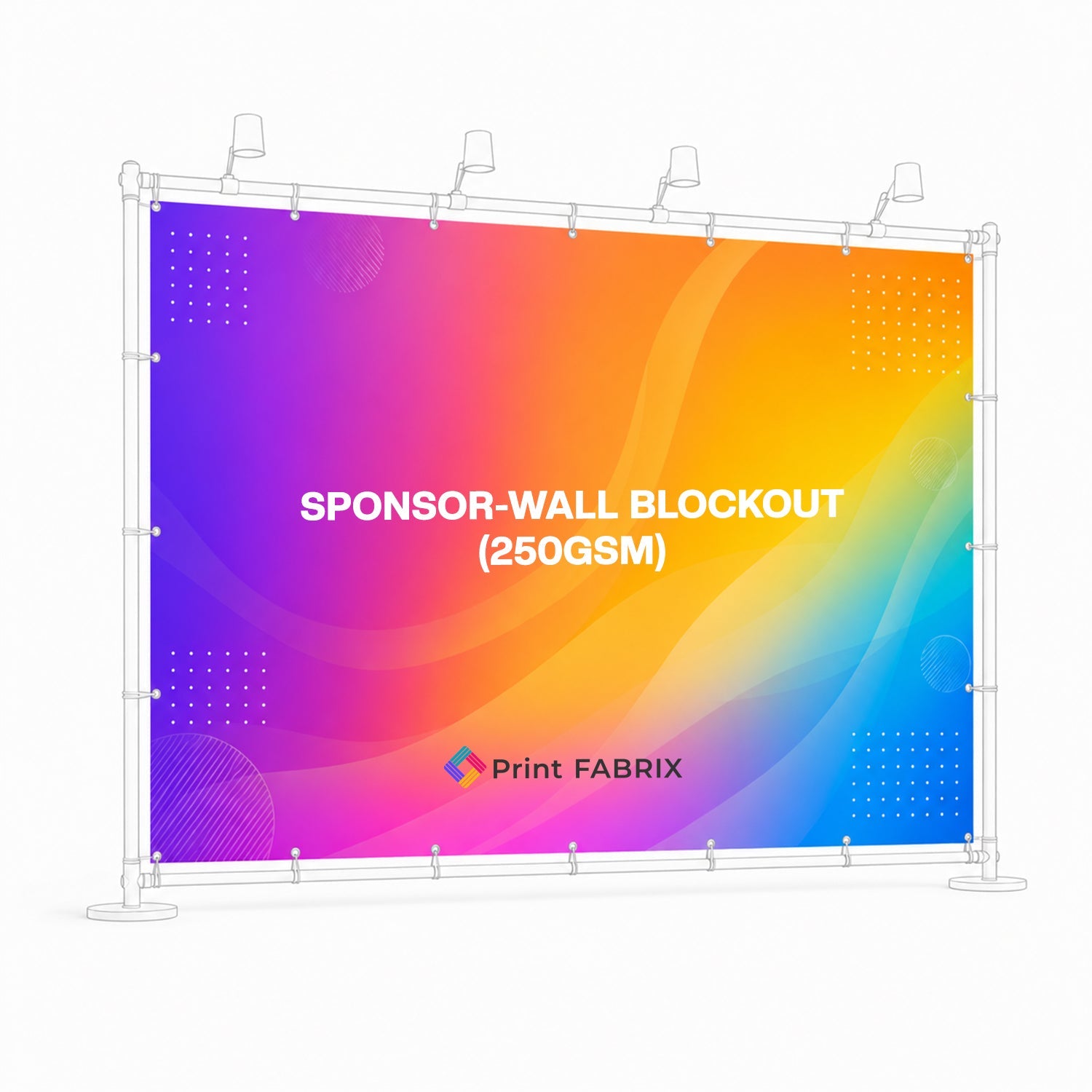Sponsor-Wall Blockout (250gsm)
