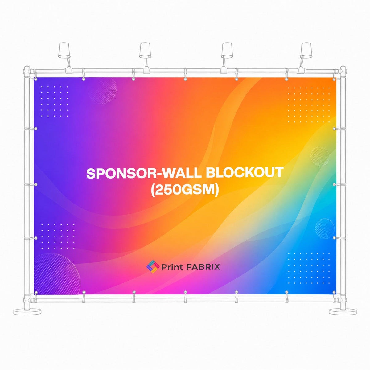 Sponsor-Wall Blockout (250gsm)