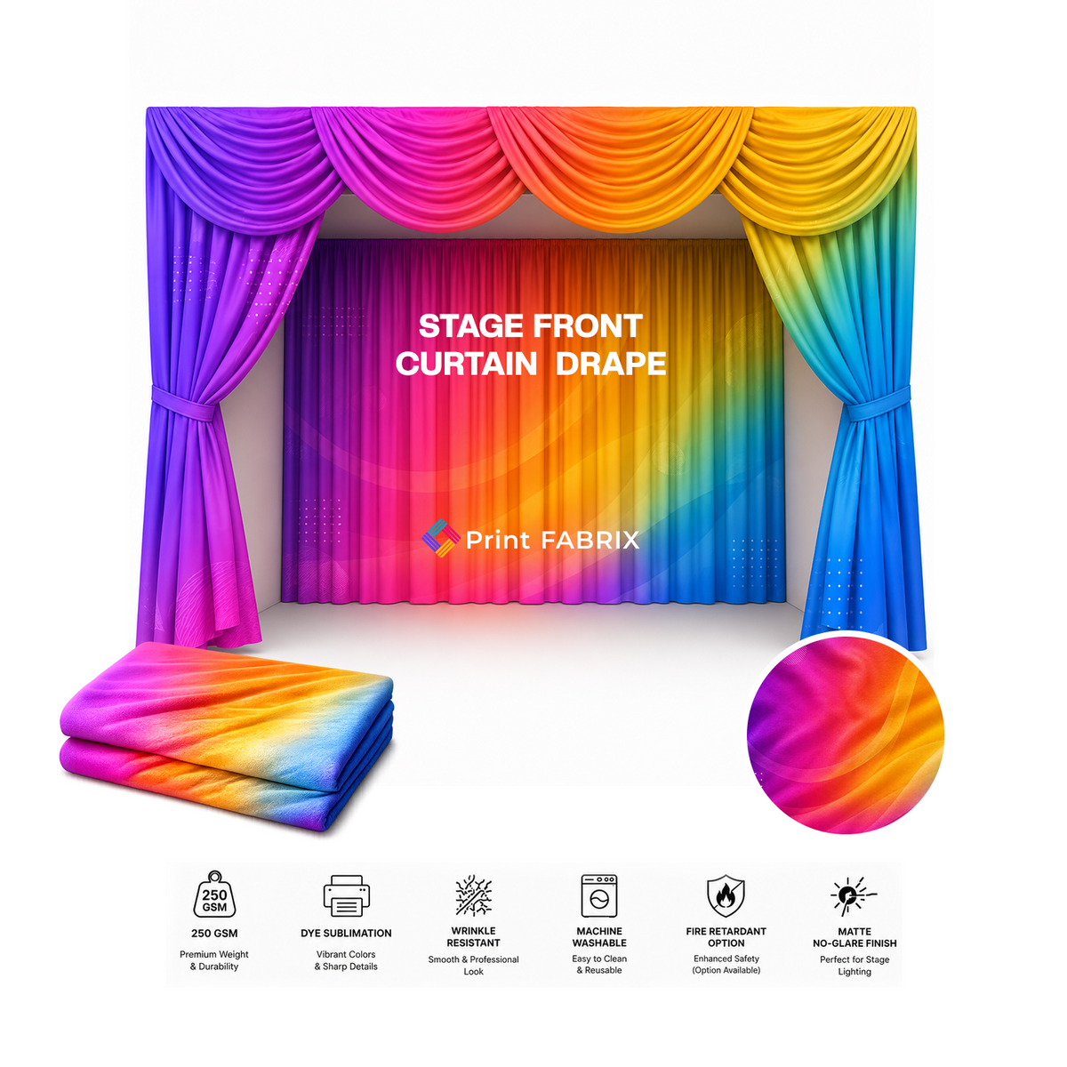 Stage Front Curtain / Drape