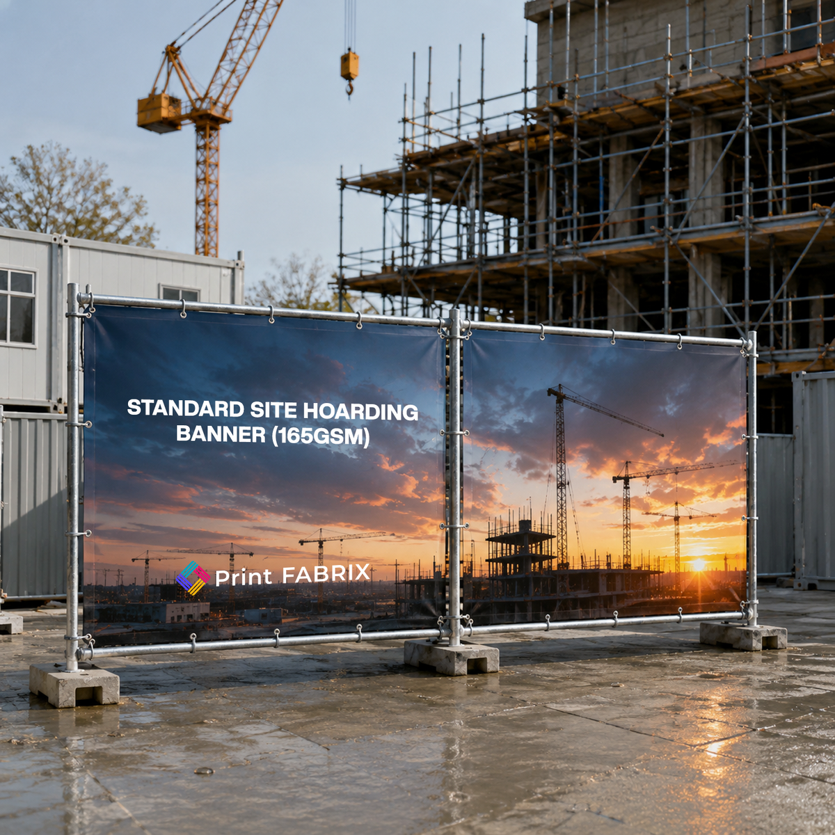 Standard Site Hoarding Banner (165gsm)