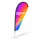 Teardrop Flag — view 2