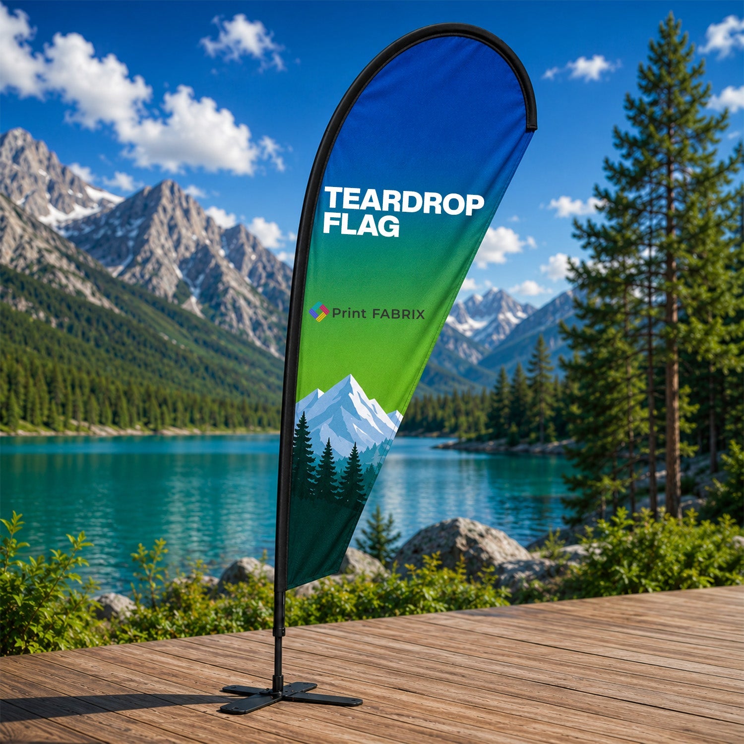 Teardrop Flag